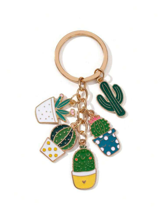 Succulent Lover Keychain