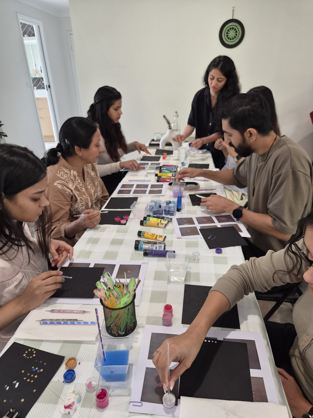 Mindful Dot Mandala Workshop: Among the Plants