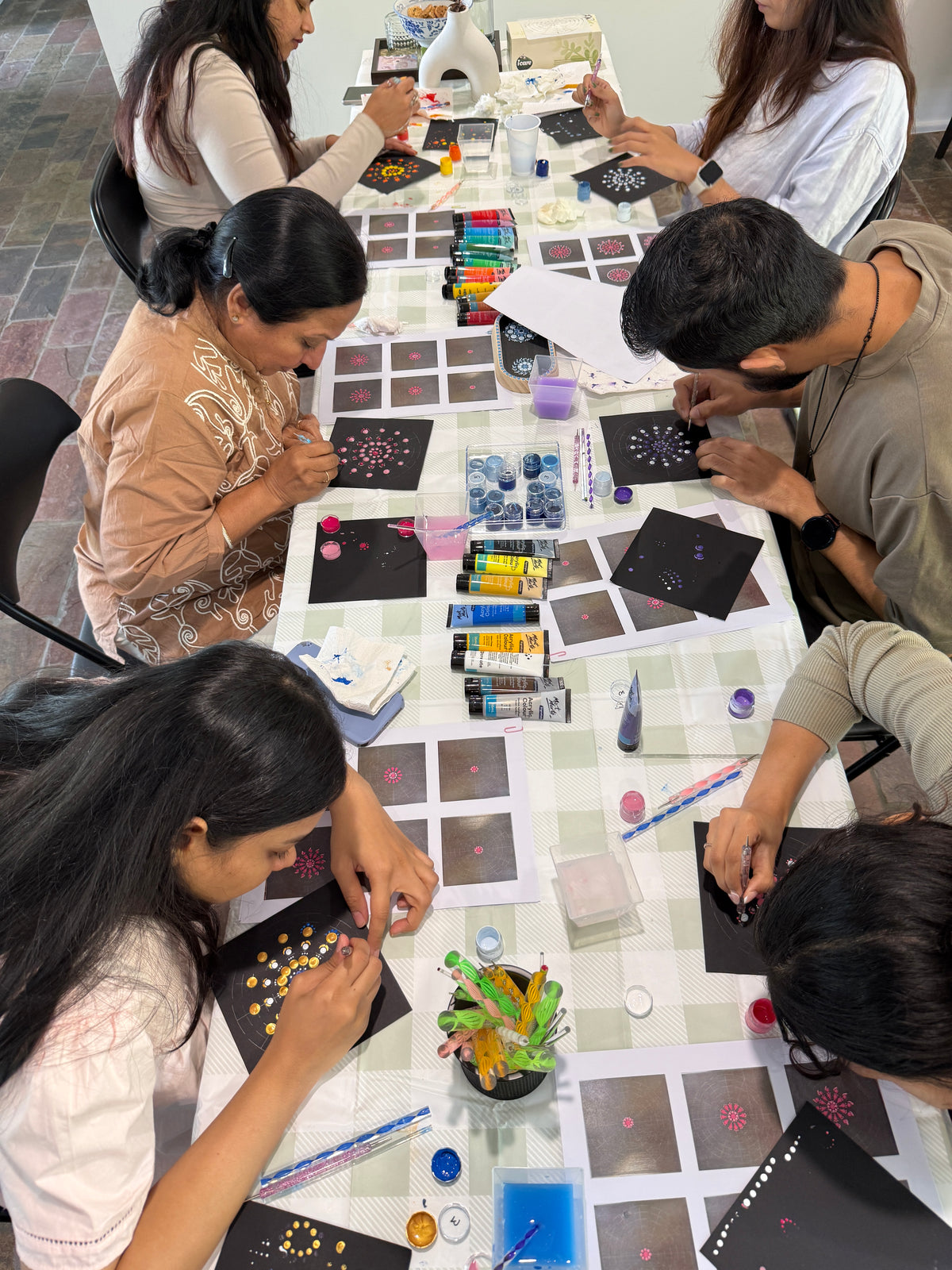 Mindful Dot Mandala Workshop: Among the Plants