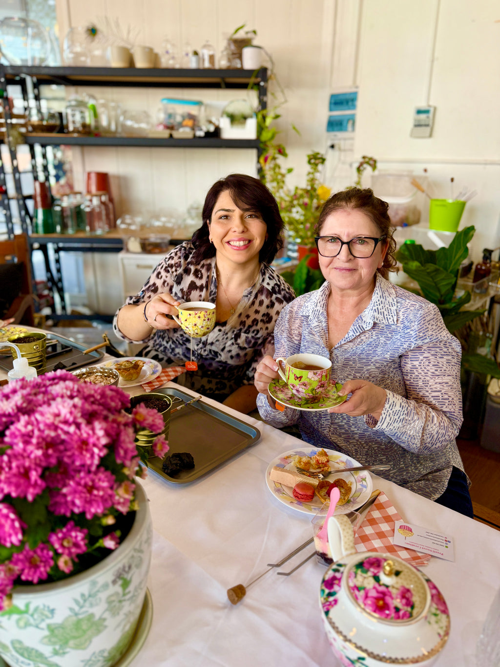 High Tea & Terrarium Workshop