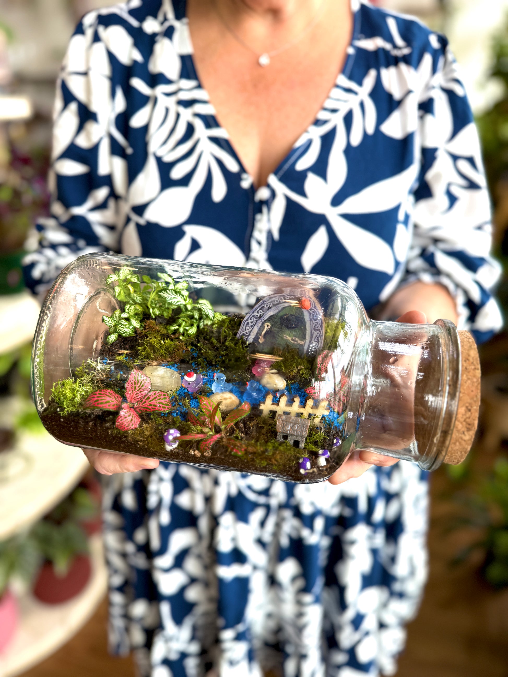 Kids School Holiday Terrarium Building and Pot Painting Class
