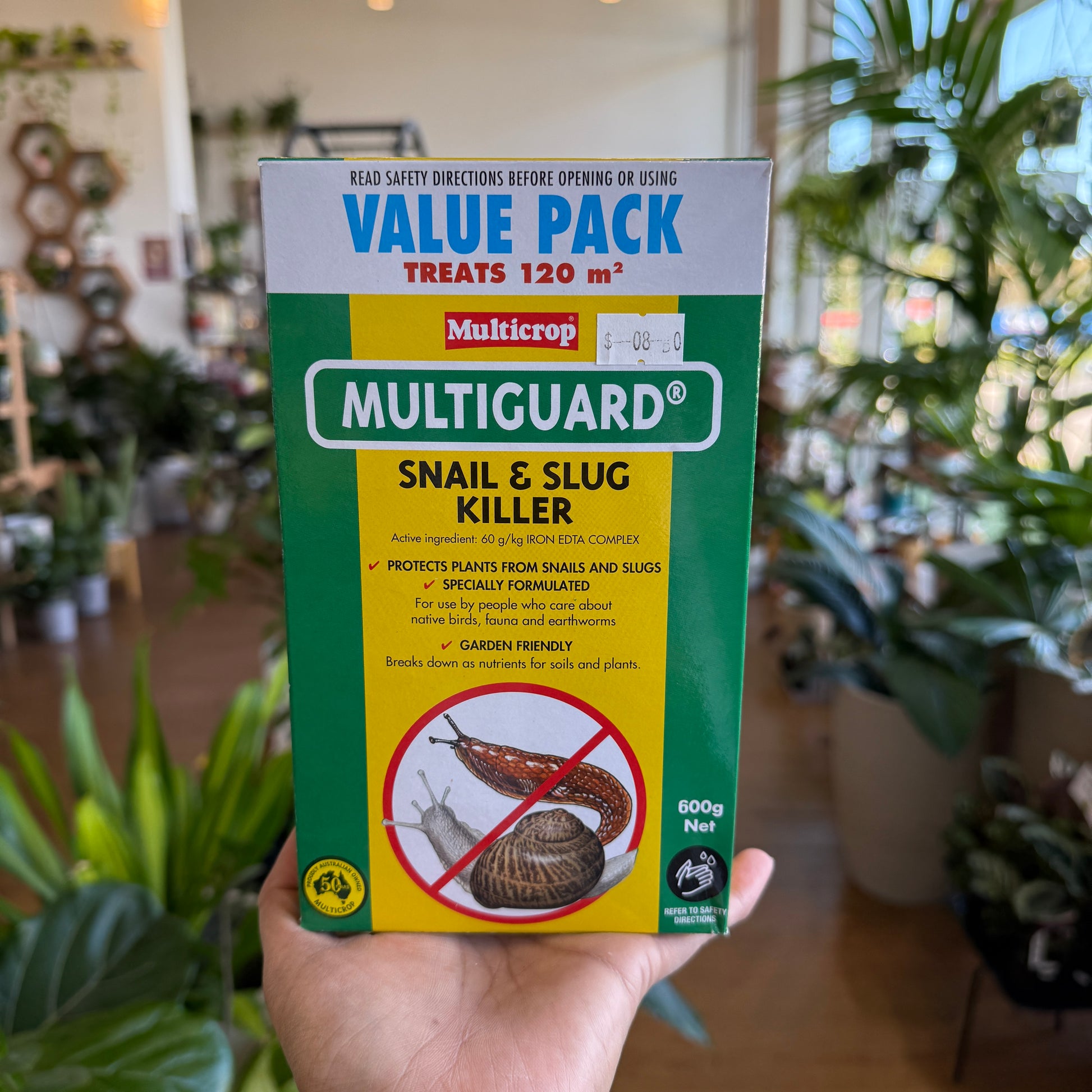 Multicrop Snail & Slug Killer – garden pest control for vegetables, flowers, and ornamental plants