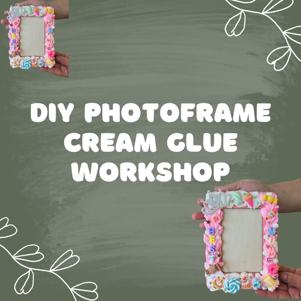 DIY Photoframe Cream Glue Workshop- By Preeti