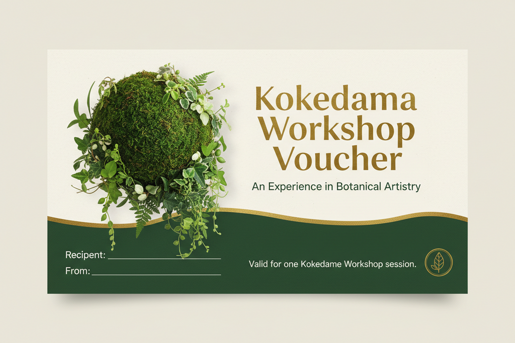 Kokedama Workshop Gift Voucher